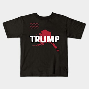 Trump Alaska 2020 - Red Wave, Red State Kids T-Shirt